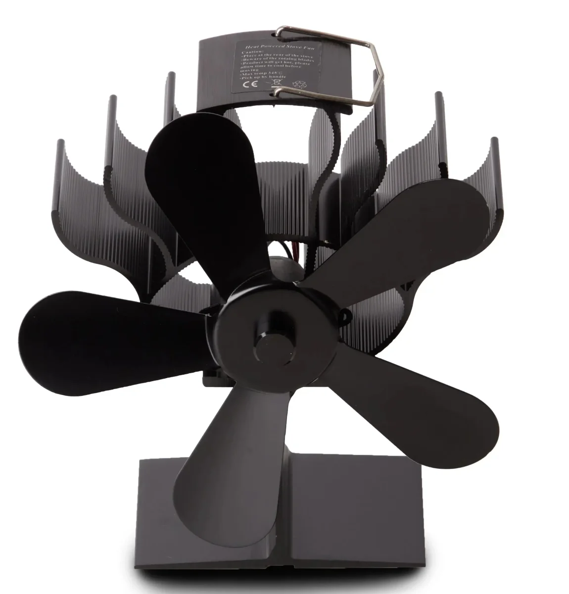 4 Blade Stove Fan With Temperature Gauge