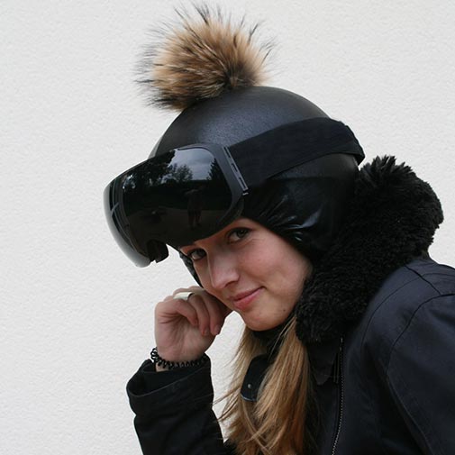 Negro Brillo Pon-Pon Marrón - Imagen 5