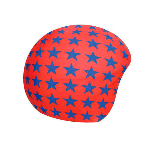 Estrellas Azules Fondo Rojo