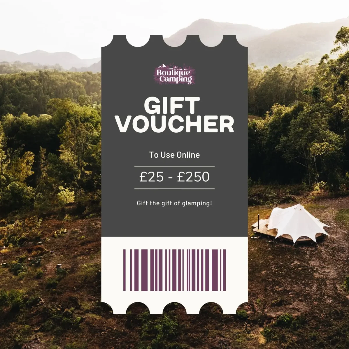 Boutique Camping Gift Card