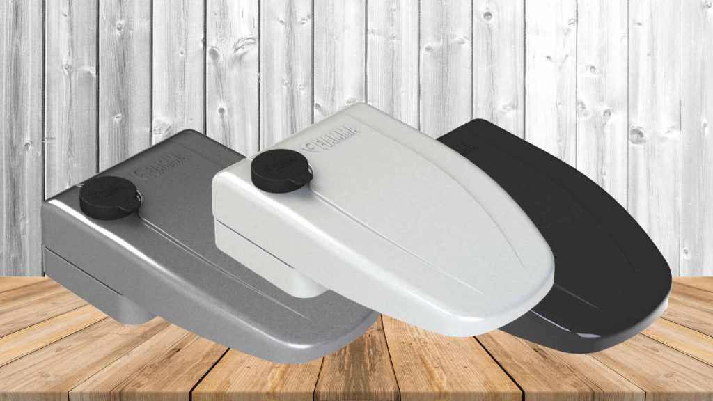 Cierres de seguridad fiamma safe door frame 3 unidades blanco