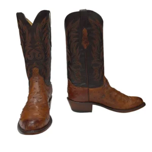 Botas Lucchese Elgin N1187.R3 Chocolate Ostrich
