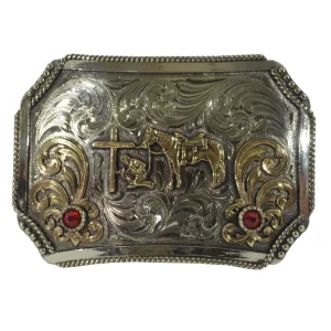 Hebilla Boss HB210 Oracion del Vaquero y caballo