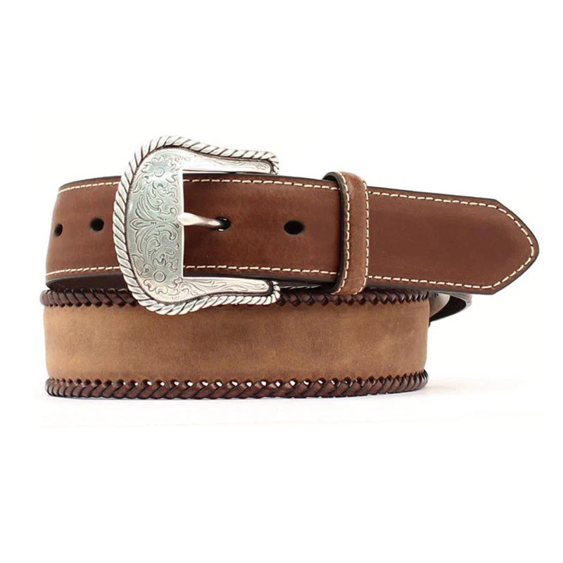 Cinto Nocona Mod N2475644 Cuero Trenzado - Imagen 2