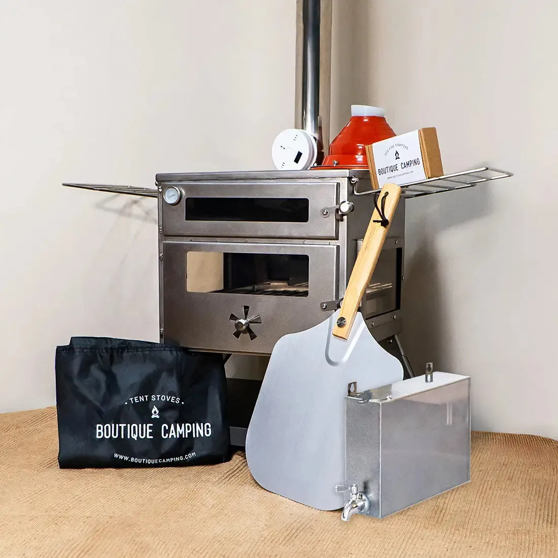 Pizza Oven Plus Wood Burning Stove Bundle - Imagen 3