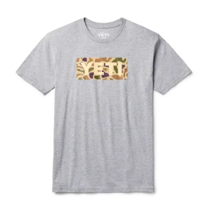 Playera Yeti Mod Camo Logo Badge SST Heather Gray