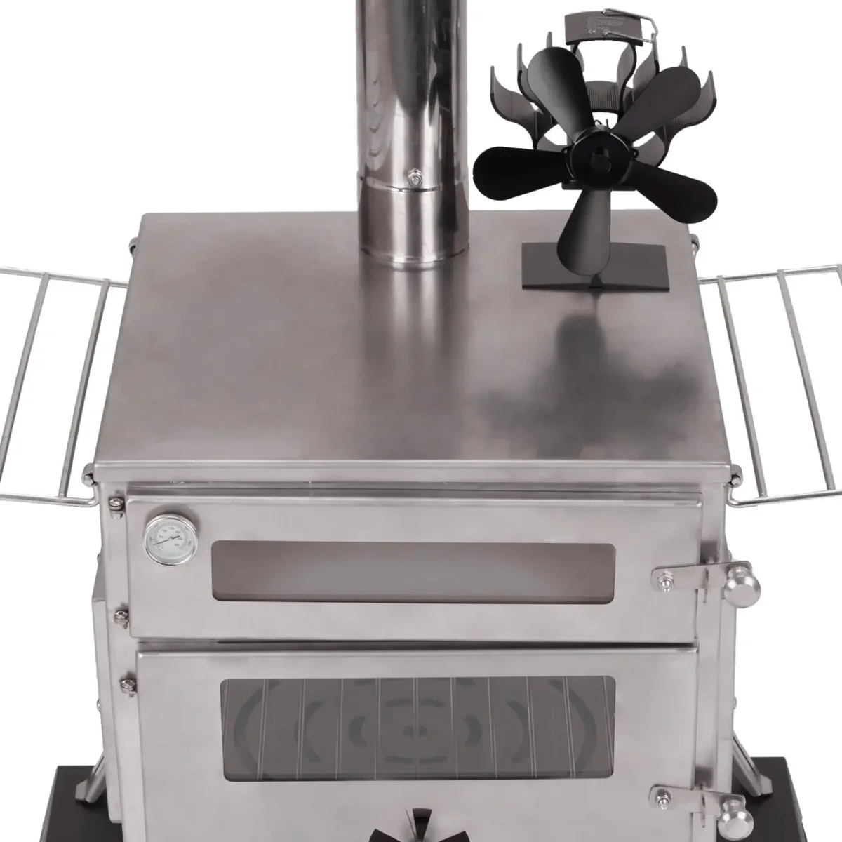 4 Blade Stove Fan With Temperature Gauge - Imagen 4