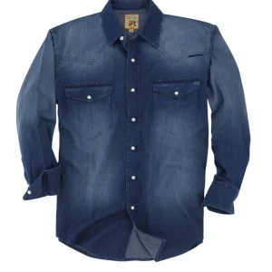 Camisa Resistol Rawlins Dark Denim