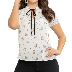 Blusa Alina Blanco Croydon para Mujer