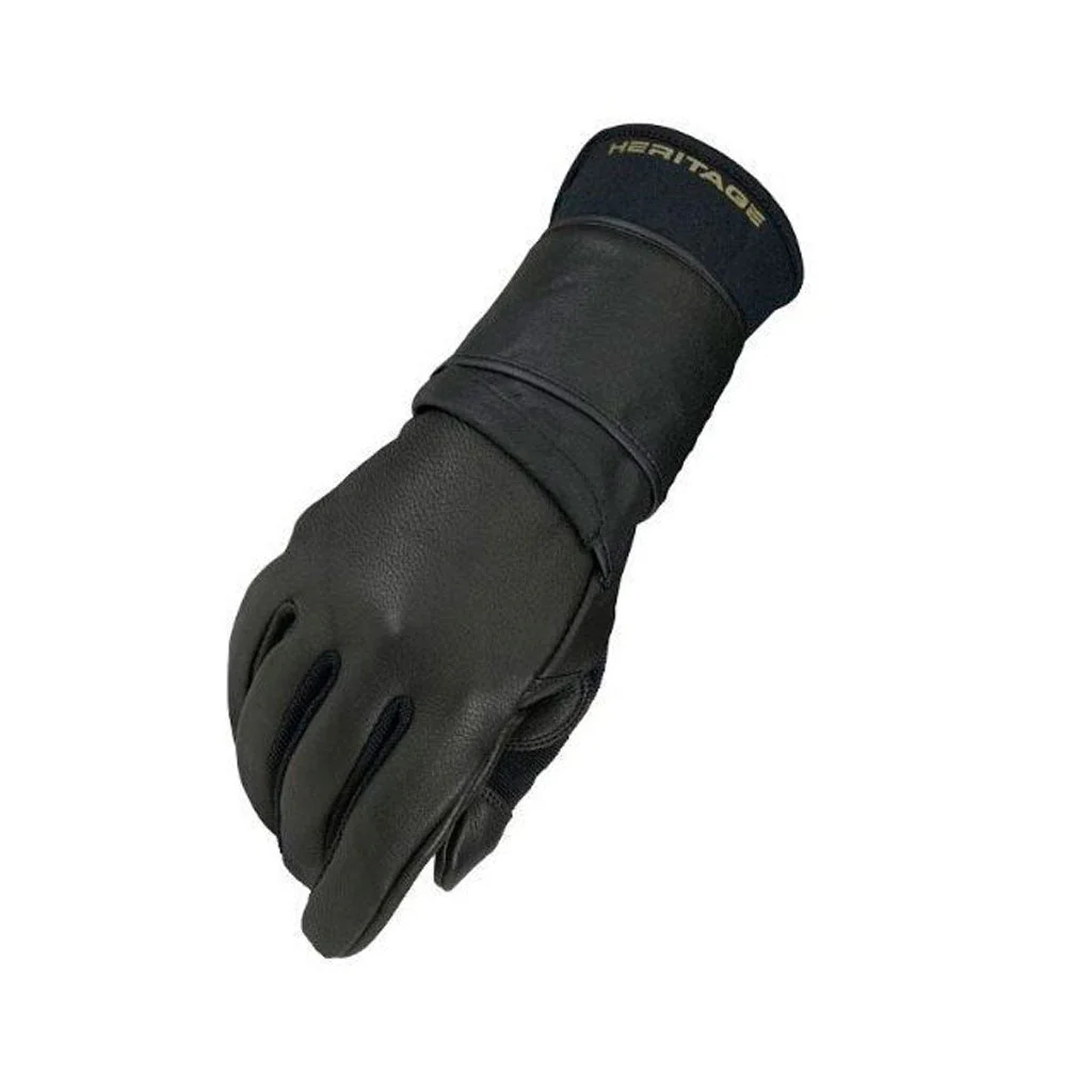 Guantes Heritage Mod HG331R Black Para Jinetear - Imagen 2