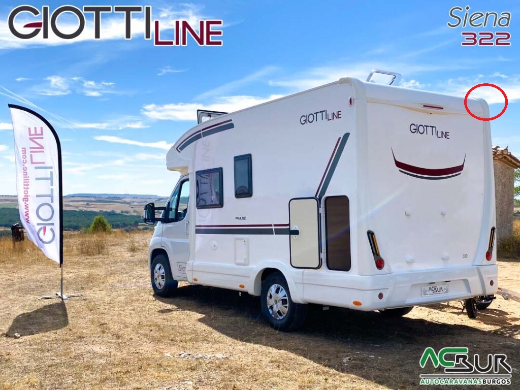 ESQUINA COLUMNA TRASERA GIOTTILINE SIENA PRIVILEGE DERECHA - Imagen 2