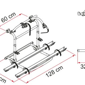 PORTA BICICLETAS FIAMMA CARRY BIKE PRO M